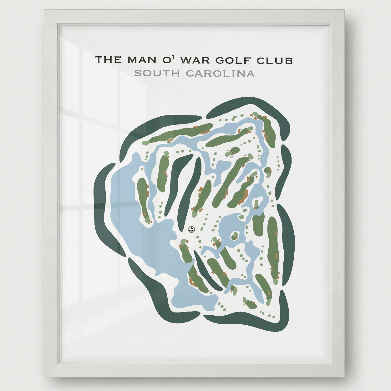 The Man O' War Golf Club, South Carolina - Printed Golf Courses