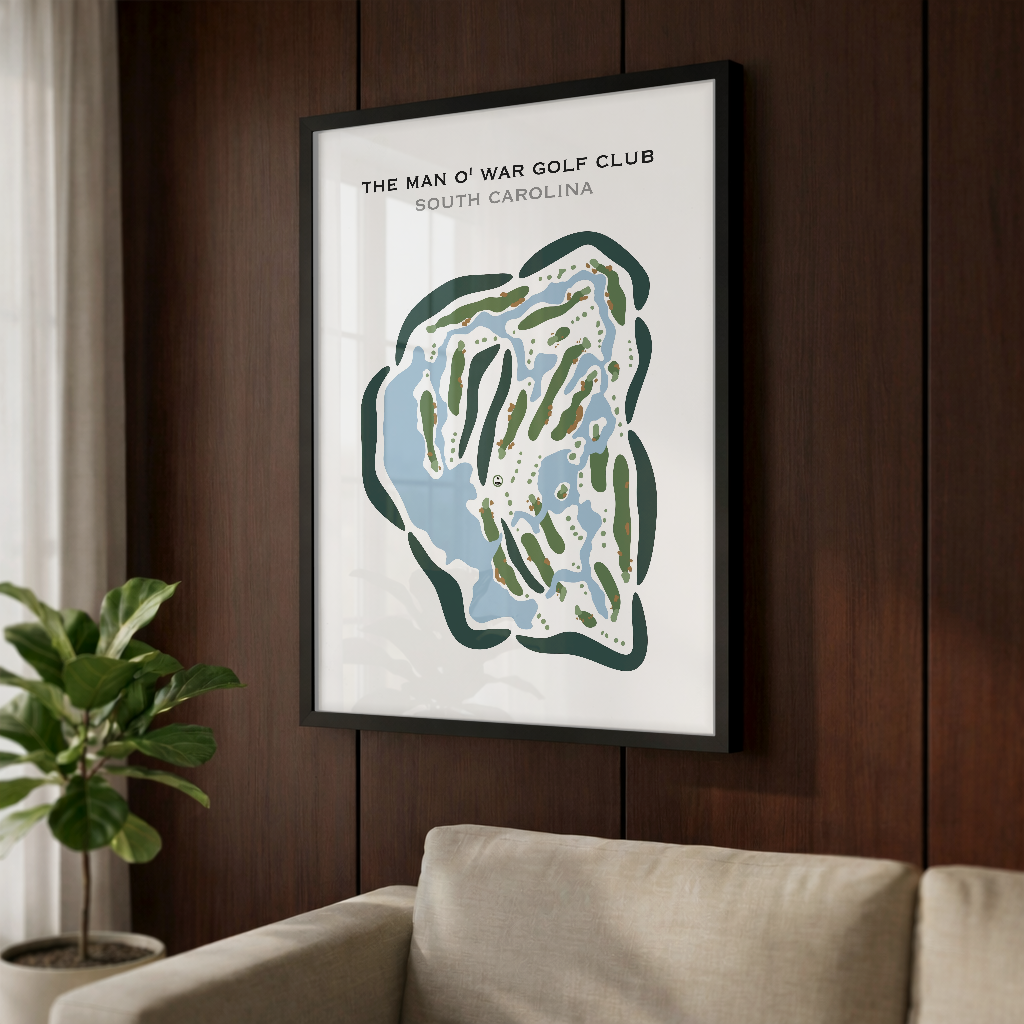 The Man O' War Golf Club, South Carolina - Printed Golf Courses