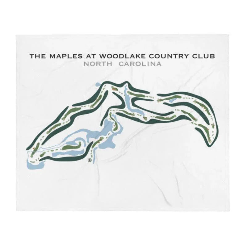 The Maples At Woodlake Country Club, North Carolina - Printed Golf Course