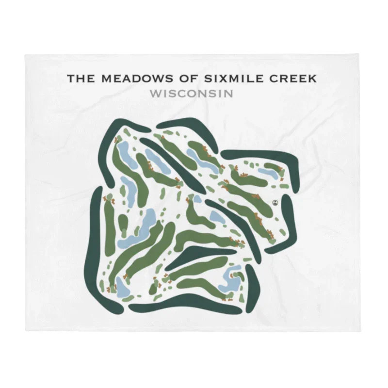 The Meadows of Sixmile Creek, Wisconsin - Printed Golf Courses