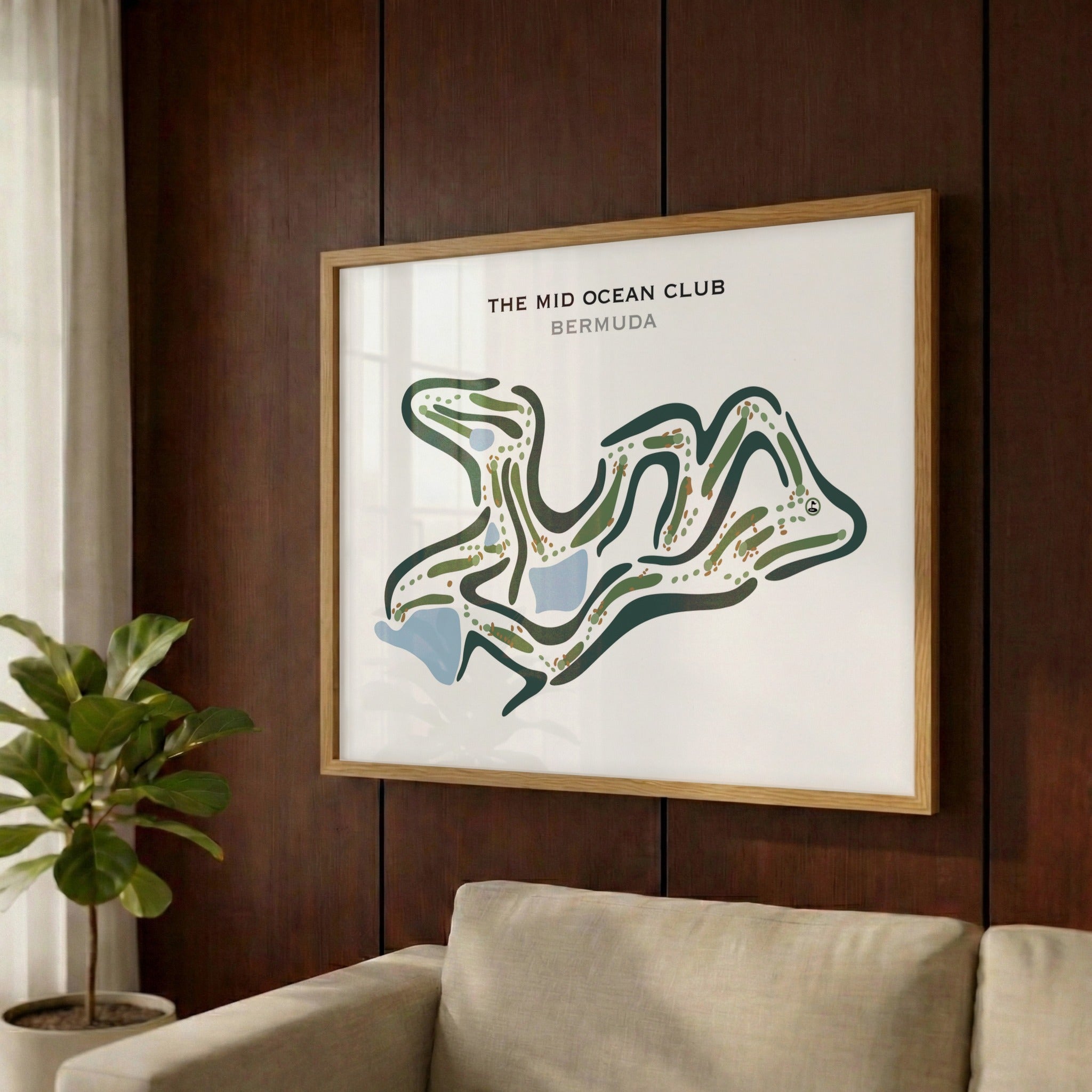 The Mid Ocean Club, Bermuda - Printed Golf Courses