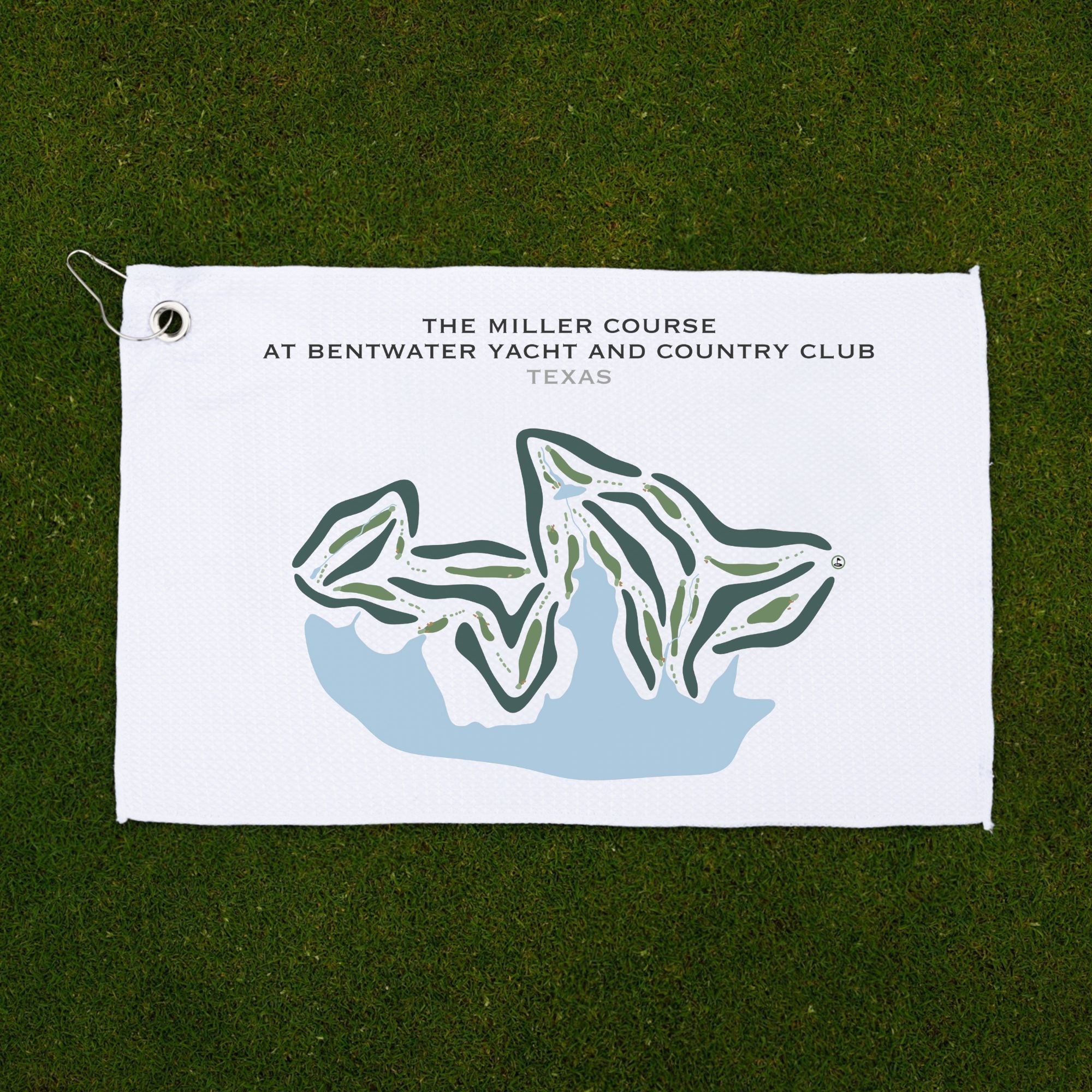 The Miller Course at Bentwater Yacht & Country Club, Texas - Printed Golf Courses