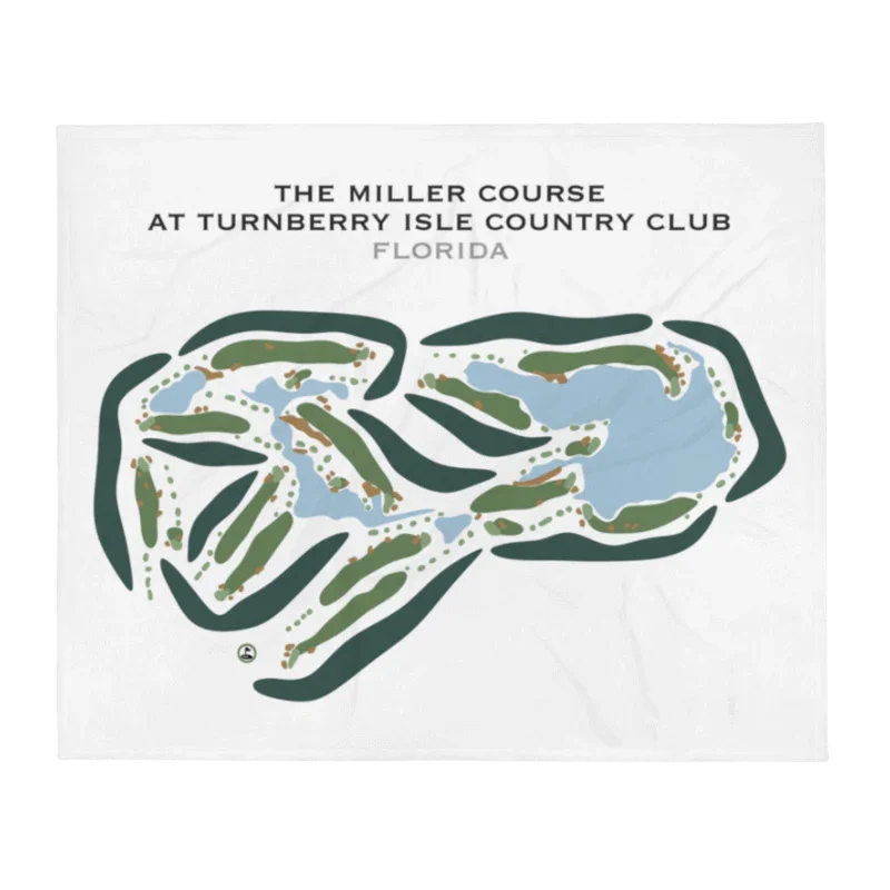 Turnberry Isle Country Club, The Miller Course, Florida - Printed Golf Courses