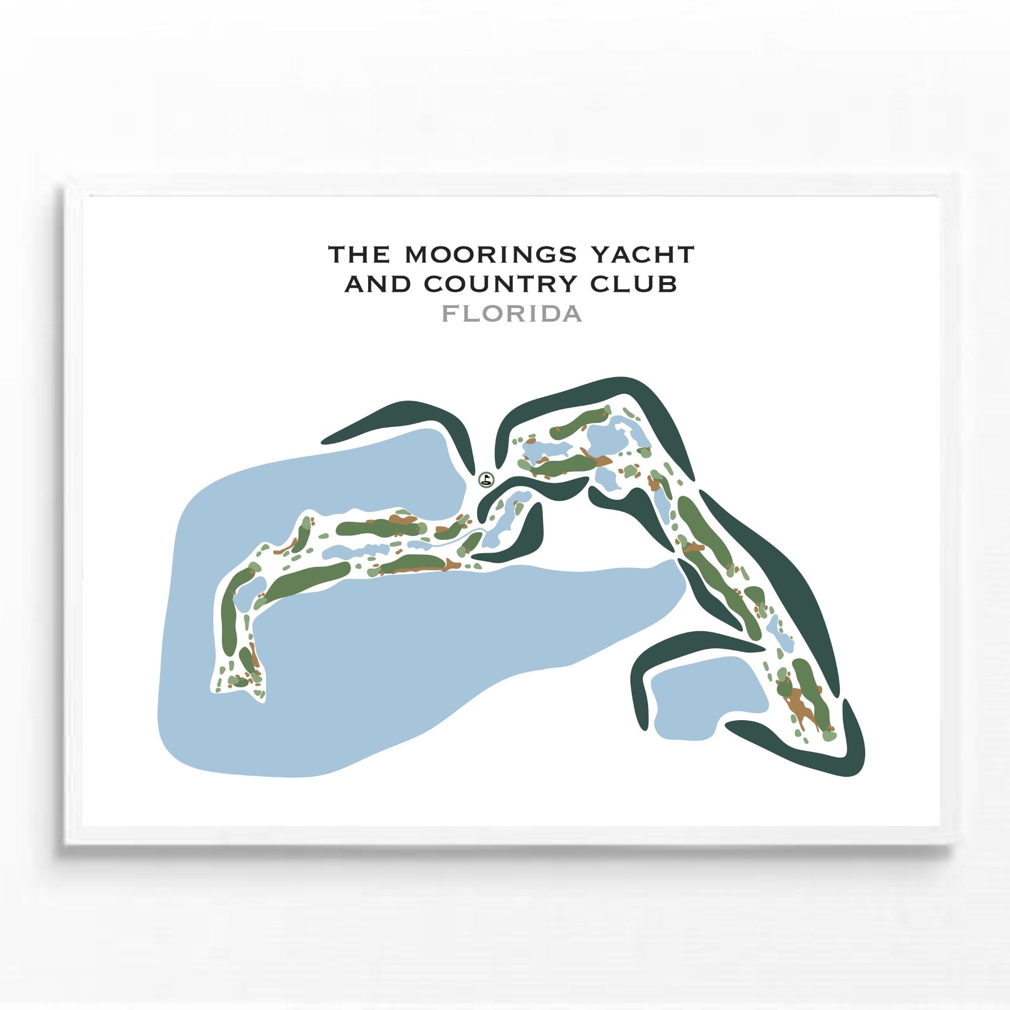 The Moorings Yacht & Country Club, Florida - Printed Golf Courses