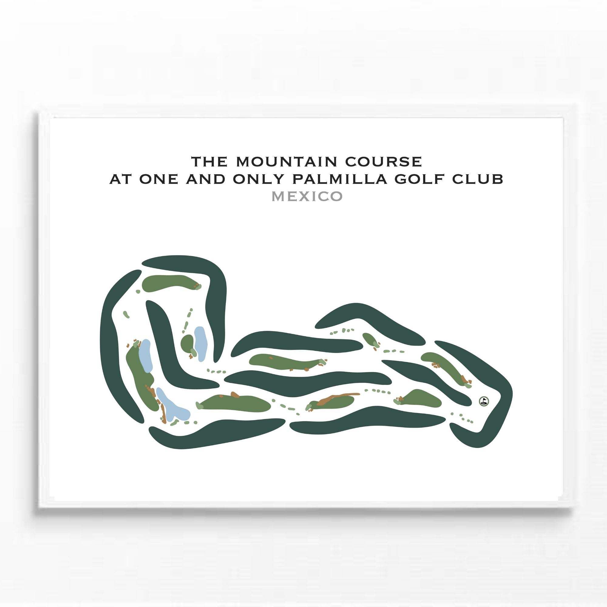 The Mountain Course at One&Only Palmilla Golf Club, Mexico - Printed Golf Courses