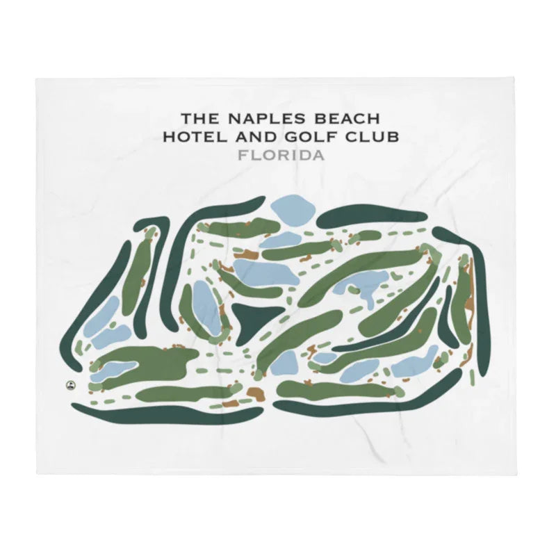 The Naples Beach Hotel and Golf Club, Florida - Printed Golf Course