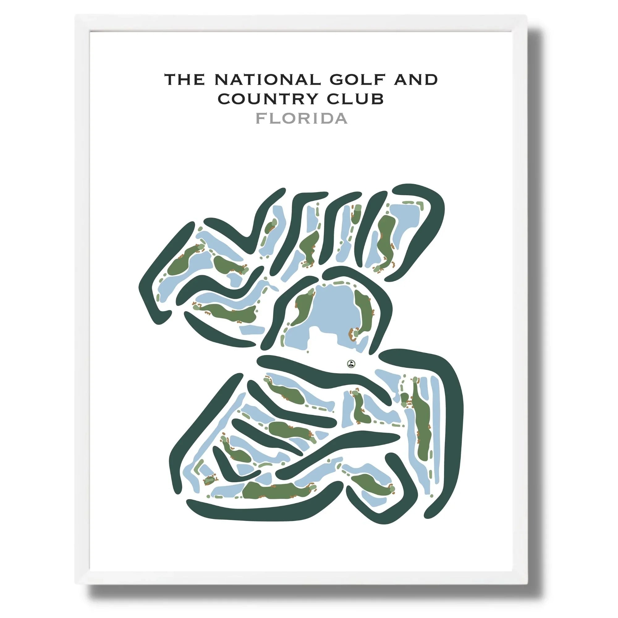 The National Golf and Country Club, Florida - Printed Golf Courses