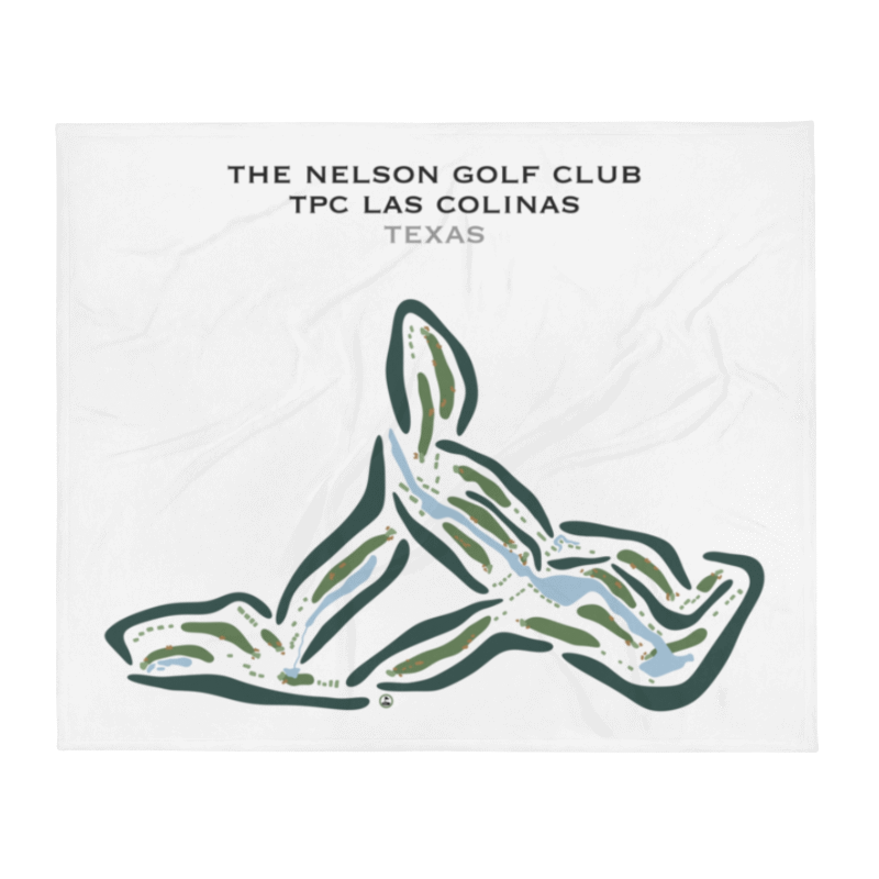 The Nelson Golf Club - TPC Las Colinas, Texas - Printed Golf Courses