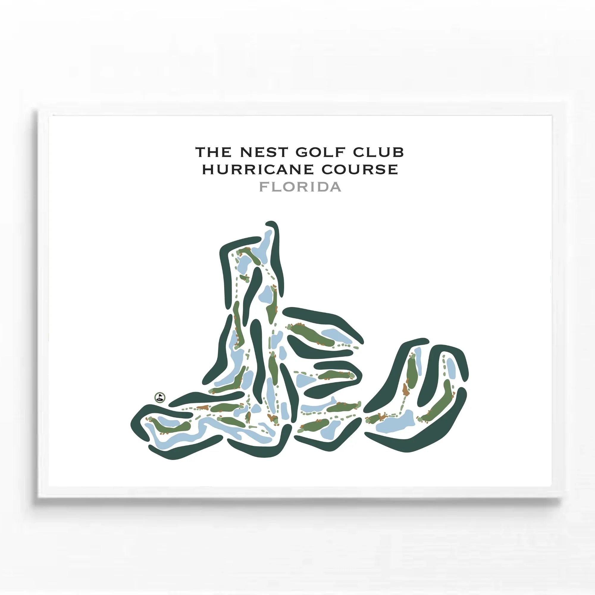 The Nest Golf Club - Hurricane Course, Florida - Printed Golf Courses
