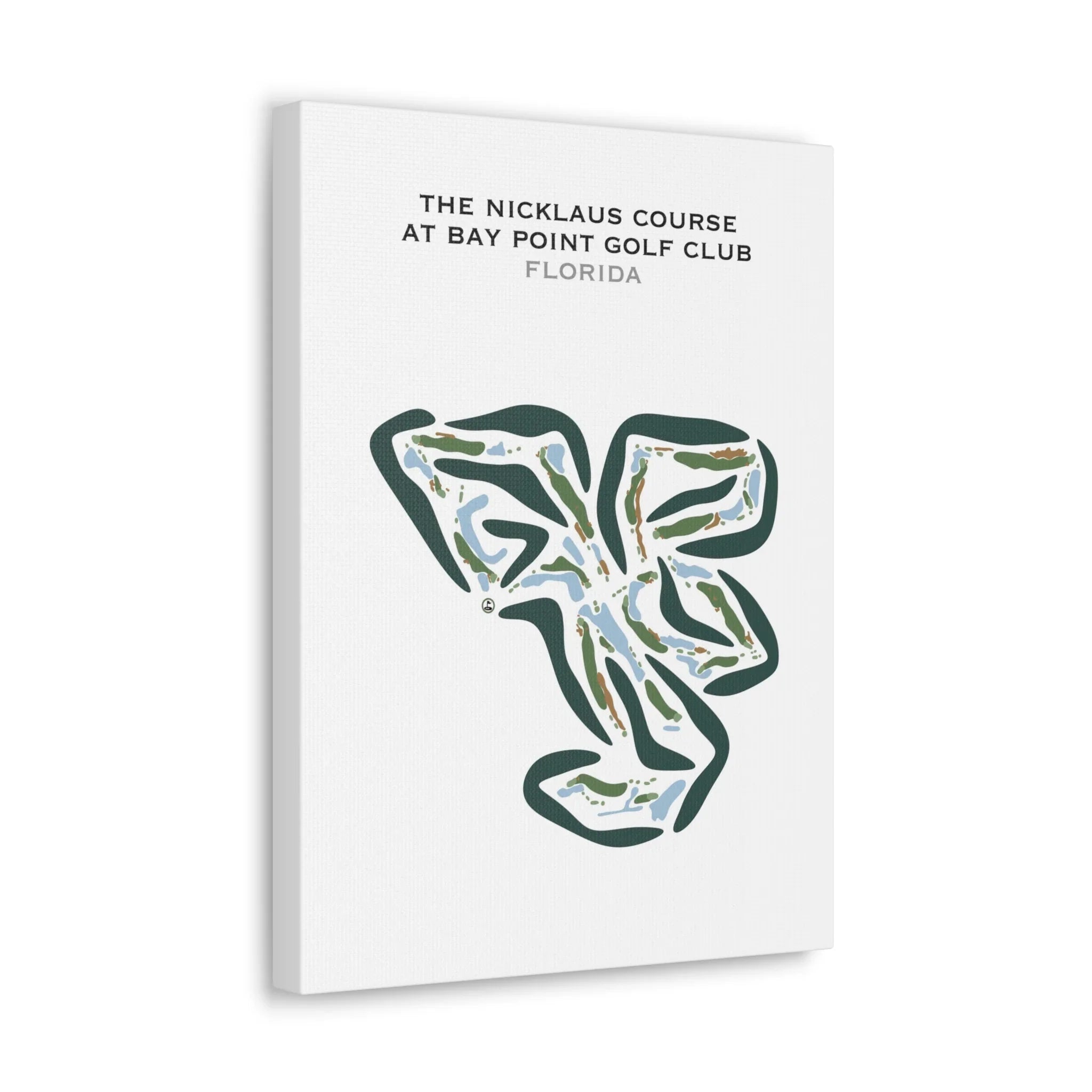 Nicklaus Course at Bay Point Golf Club, Florida - Printed Golf Courses