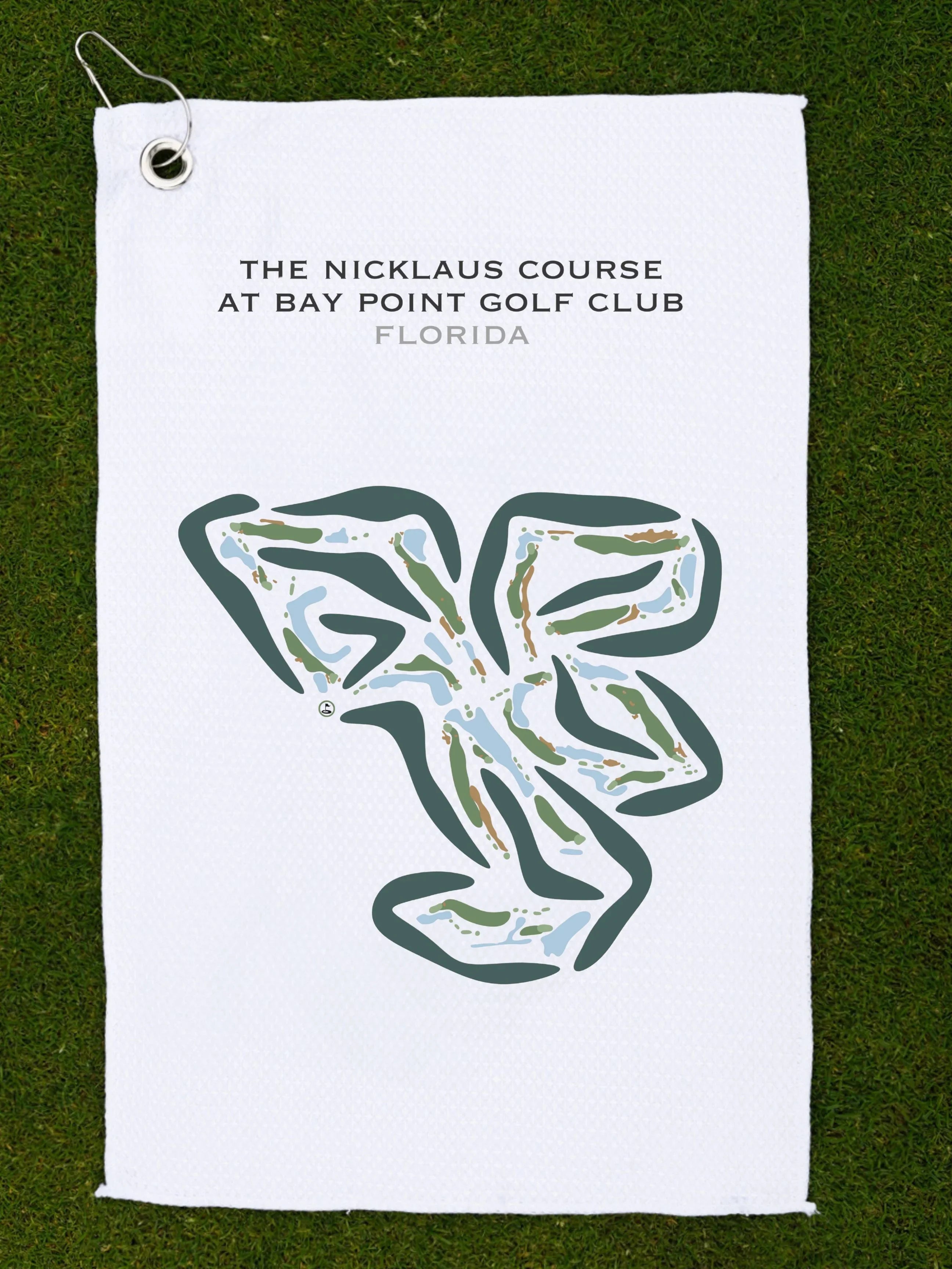 Nicklaus Course at Bay Point Golf Club, Florida - Printed Golf Courses