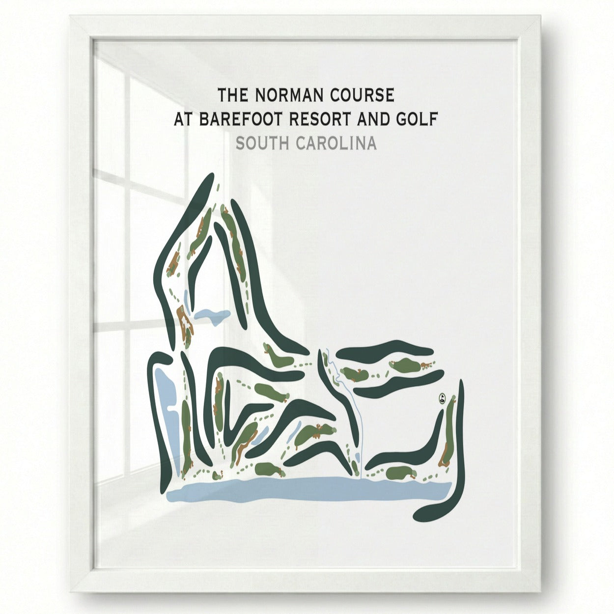 The Norman Course at Barefoot Resort & Golf, South Carolina - Printed Golf Course
