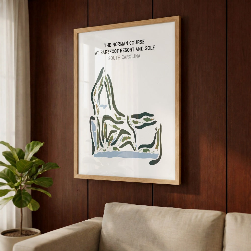 The Norman Course at Barefoot Resort & Golf, South Carolina - Printed Golf Course