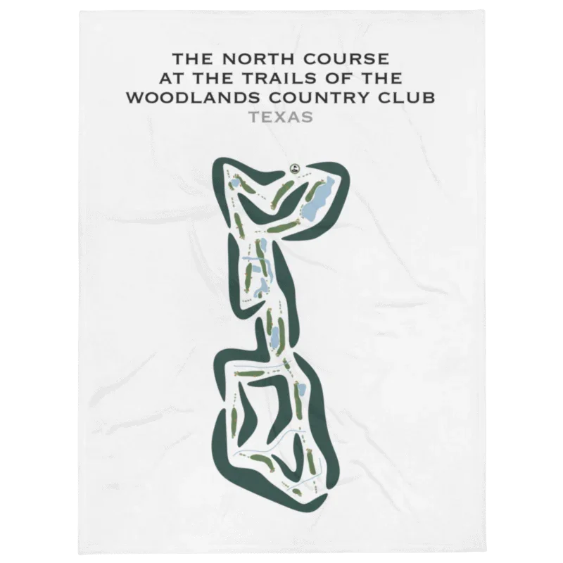 The North Course - The Golf Trails at The Woodlands, Texas - Printed Golf Courses