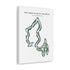 The Oaks Club at Valencia, California - Printed Golf Course