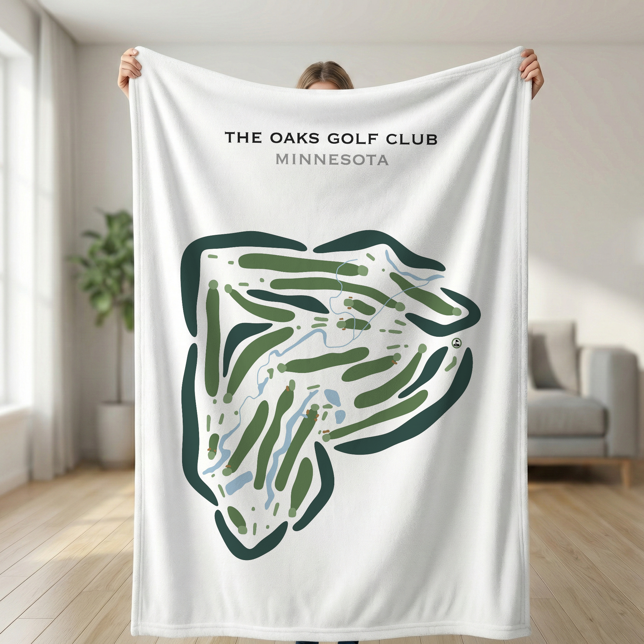 The Oaks Golf Club, Minnesota - Printed Golf Courses