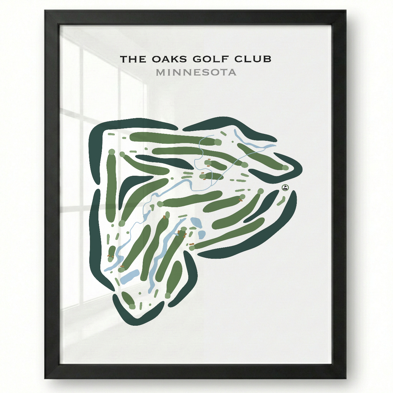 The Oaks Golf Club, Minnesota - Printed Golf Courses