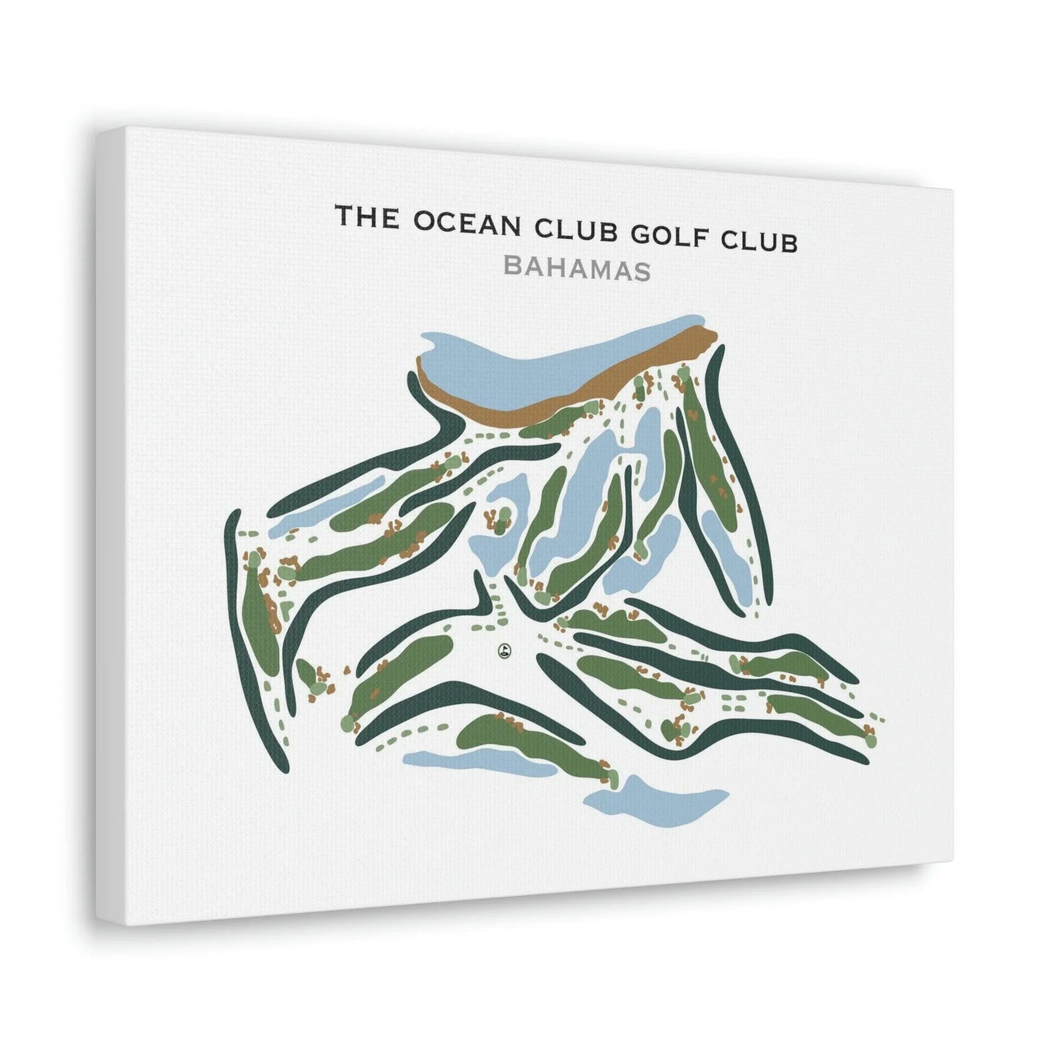 The Ocean Club Golf Club, Bahamas - Printed Golf Courses