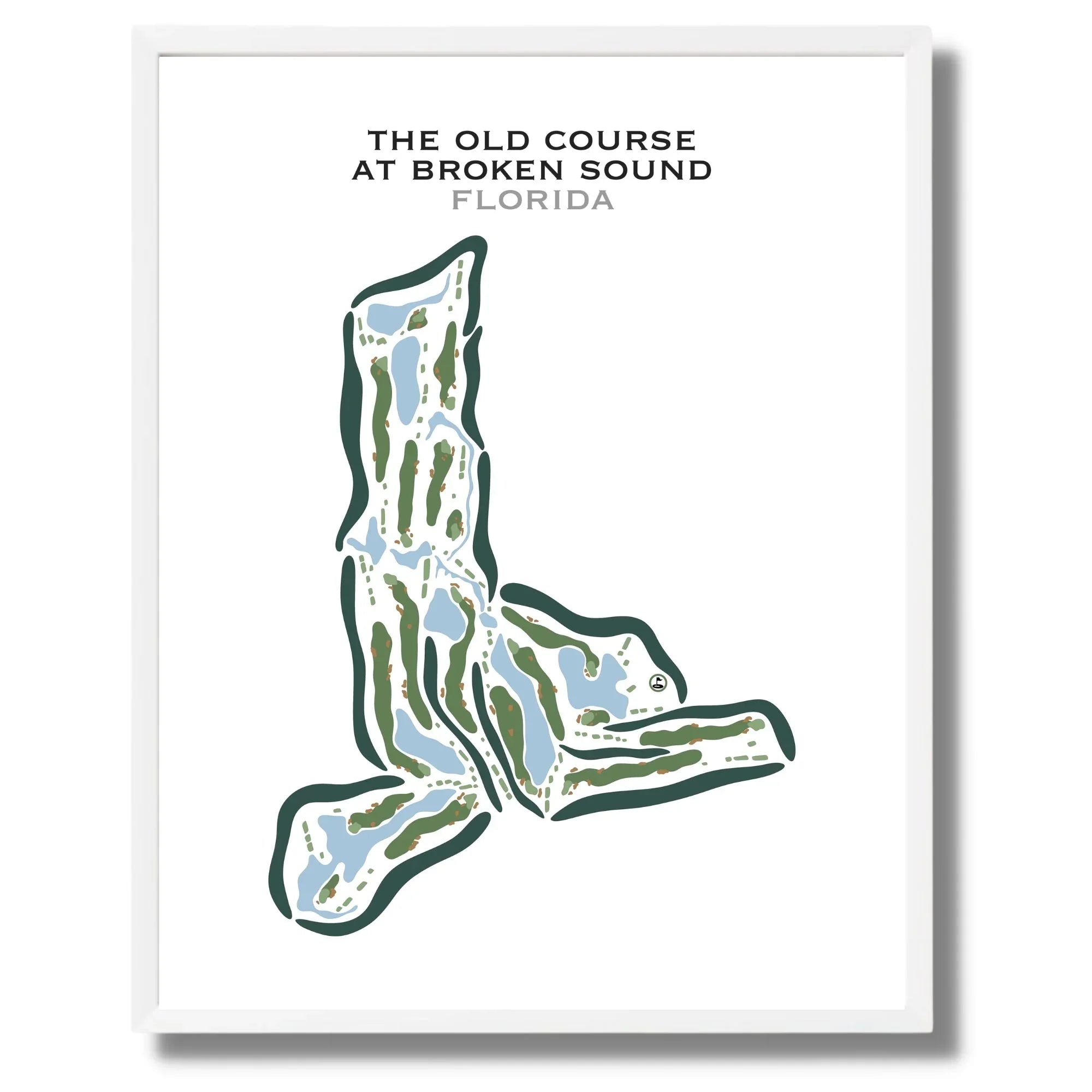 The Old Course at Broken Sound, Florida - Printed Golf Courses