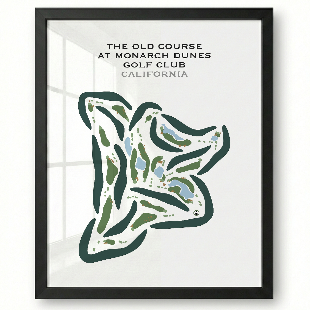 The Old Course at Monarch Dunes Golf Club, California - Printed Golf Courses