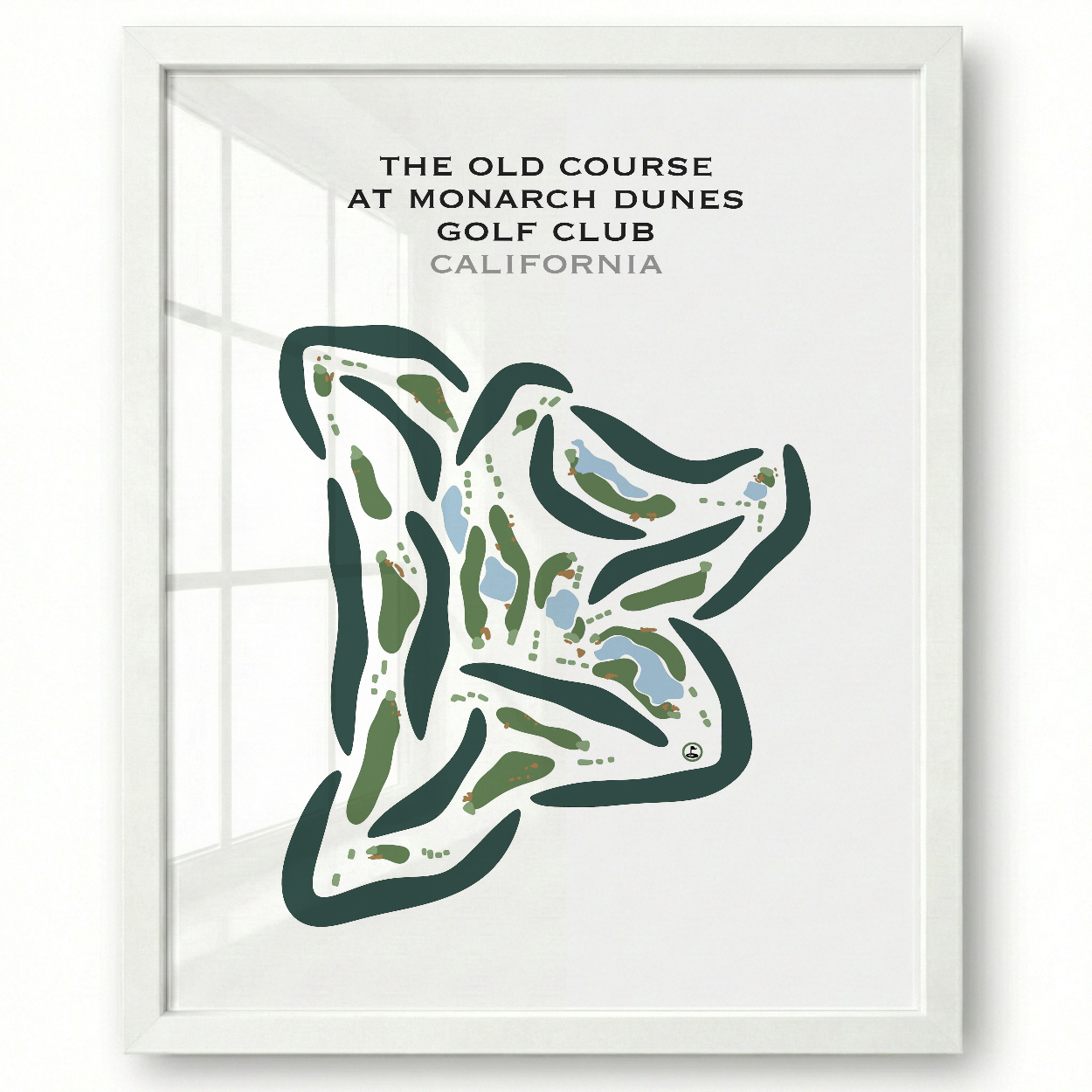 The Old Course at Monarch Dunes Golf Club, California - Printed Golf Courses