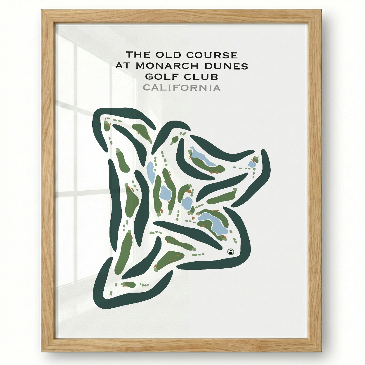 The Old Course at Monarch Dunes Golf Club, California - Printed Golf Courses