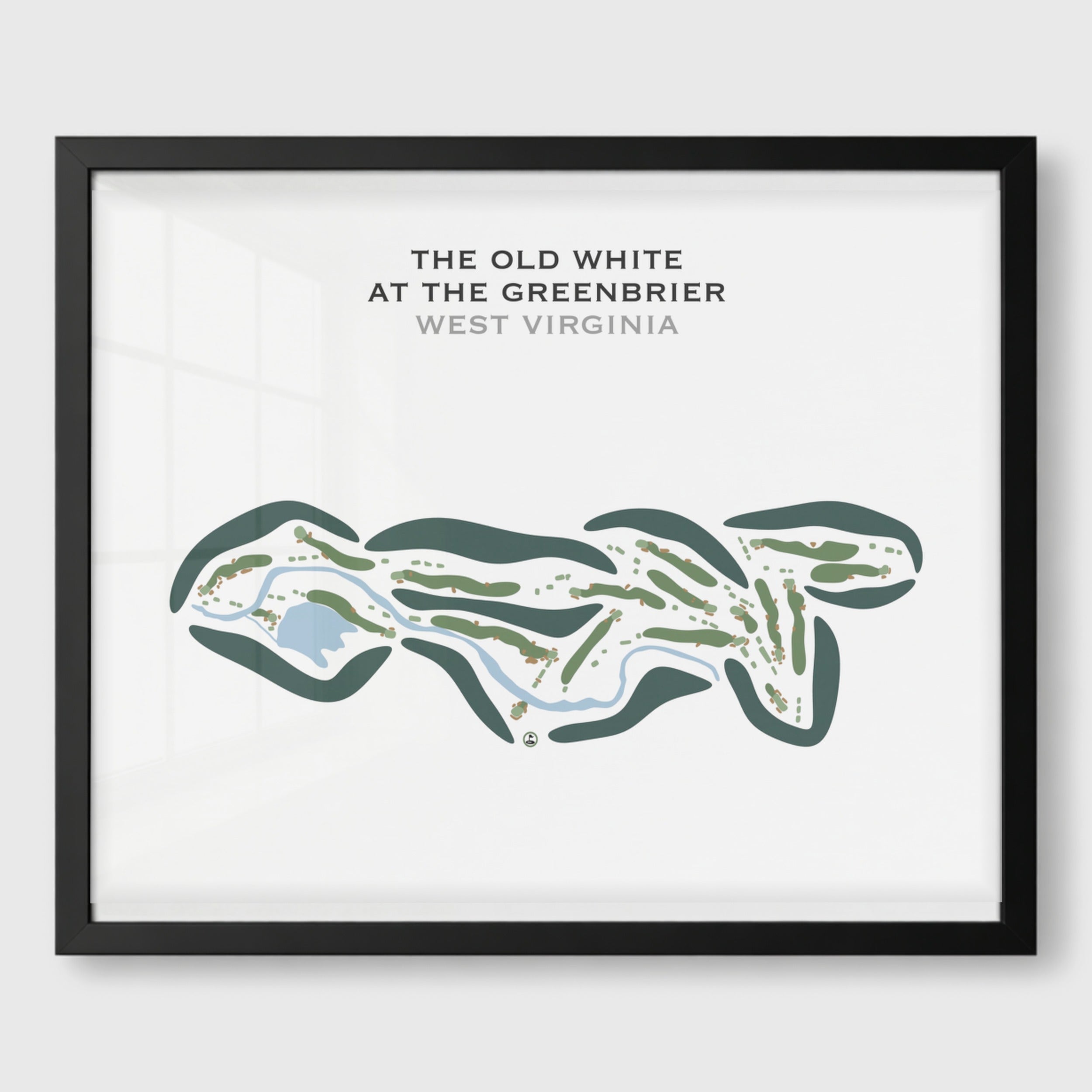 The Old White at The Greenbrier, West Virginia - Printed Golf Course