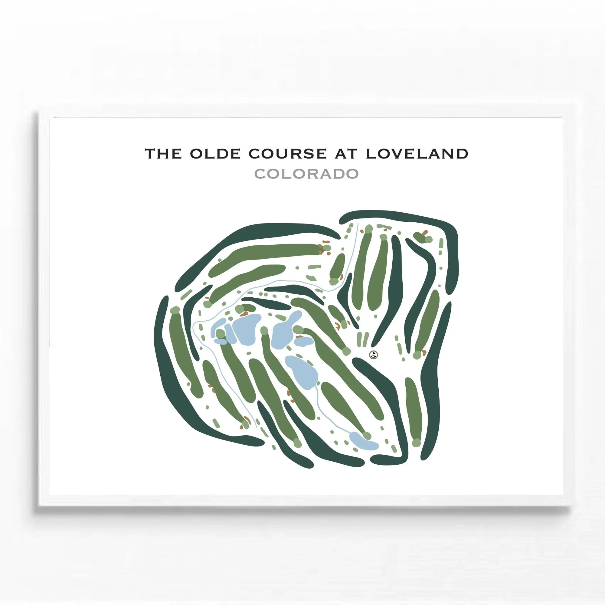 The Olde Course at Loveland, Colorado - Printed Golf Courses