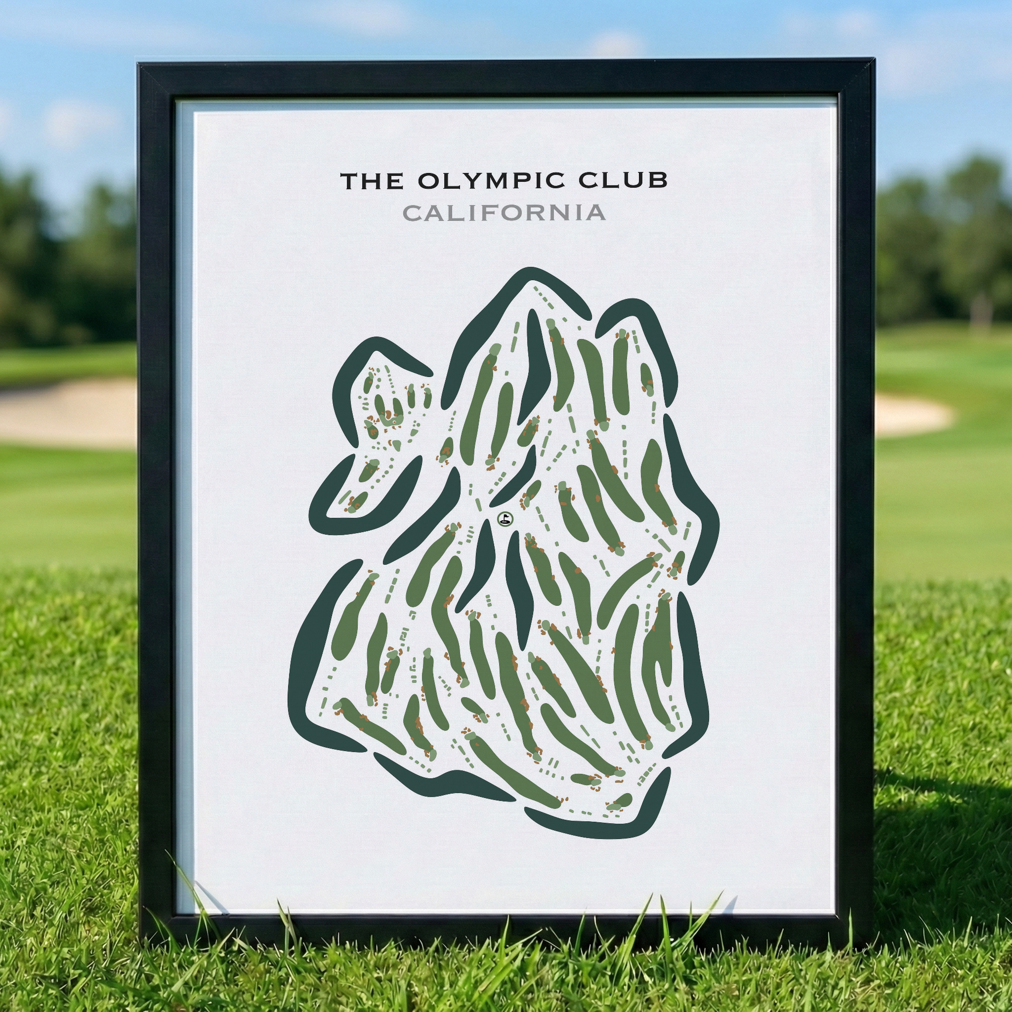 The Olympic Club, California - Printed Golf Courses