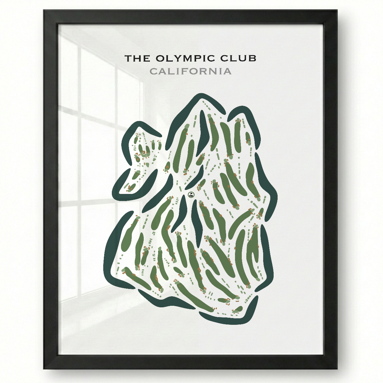 The Olympic Club, California - Printed Golf Courses