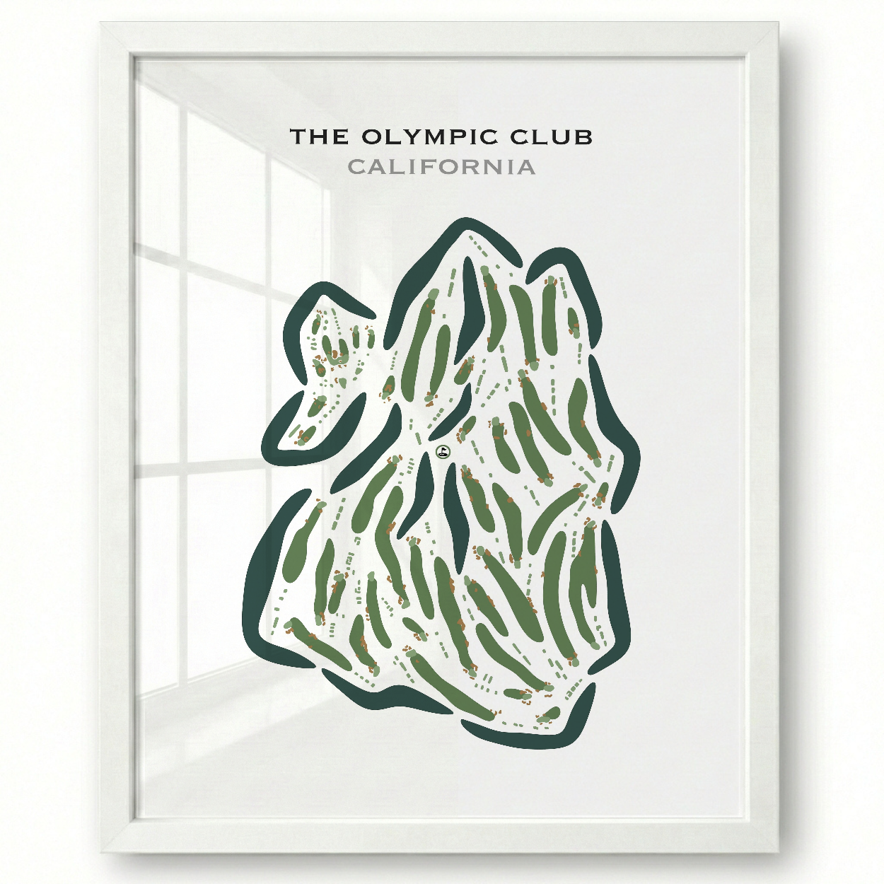 The Olympic Club, California - Printed Golf Courses