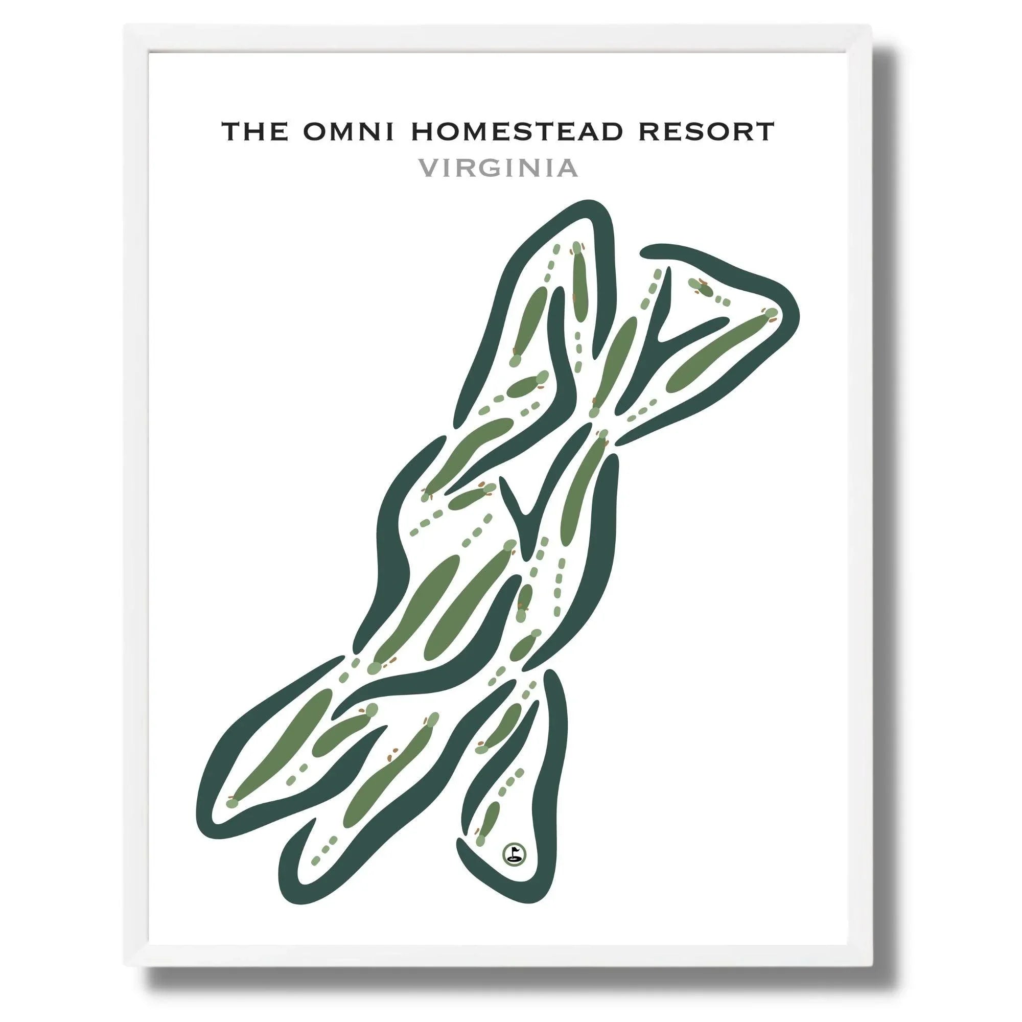 The Omni Homestead Resort, Virginia - Printed Golf Courses