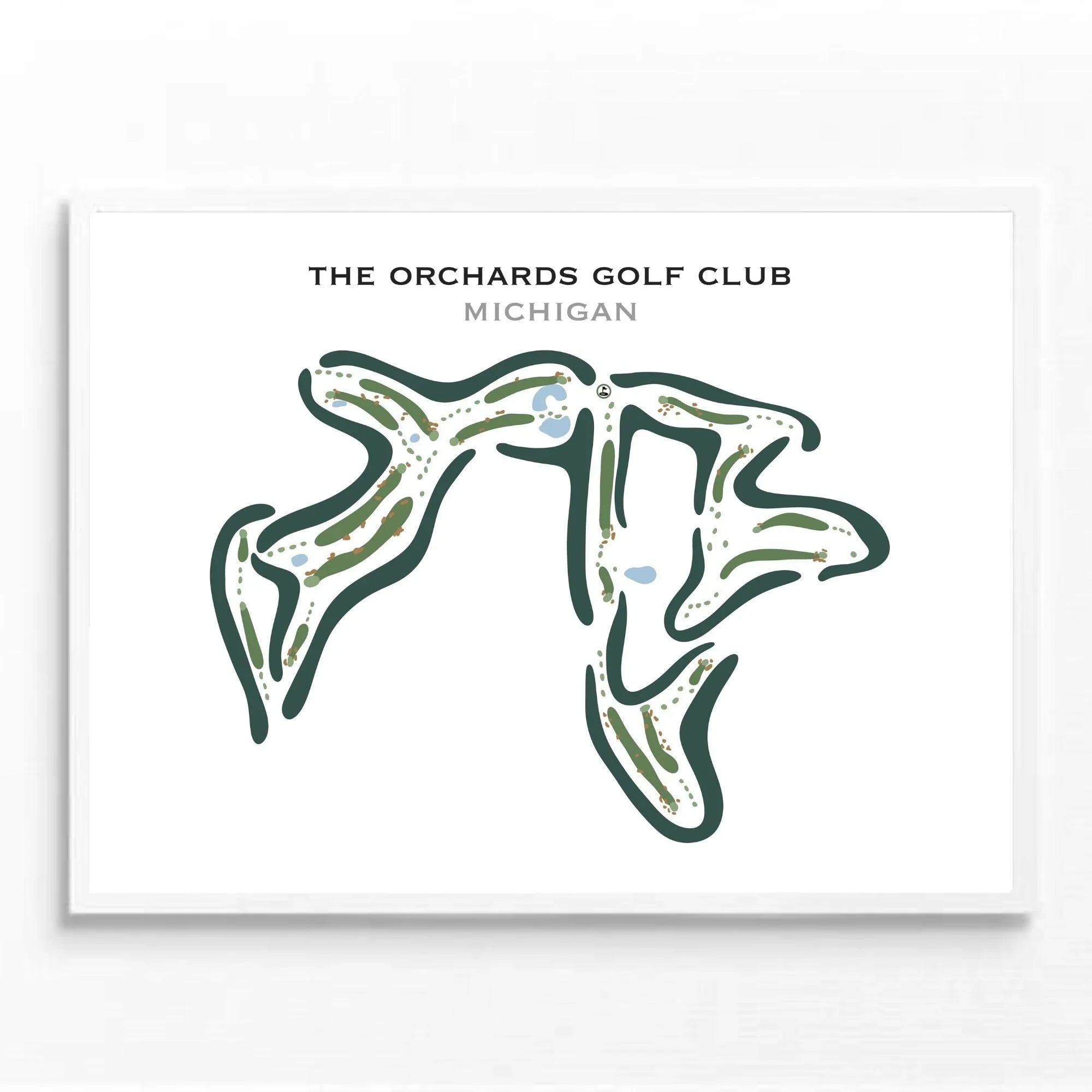 The Orchards Golf Club, Michigan - Printed Golf Courses