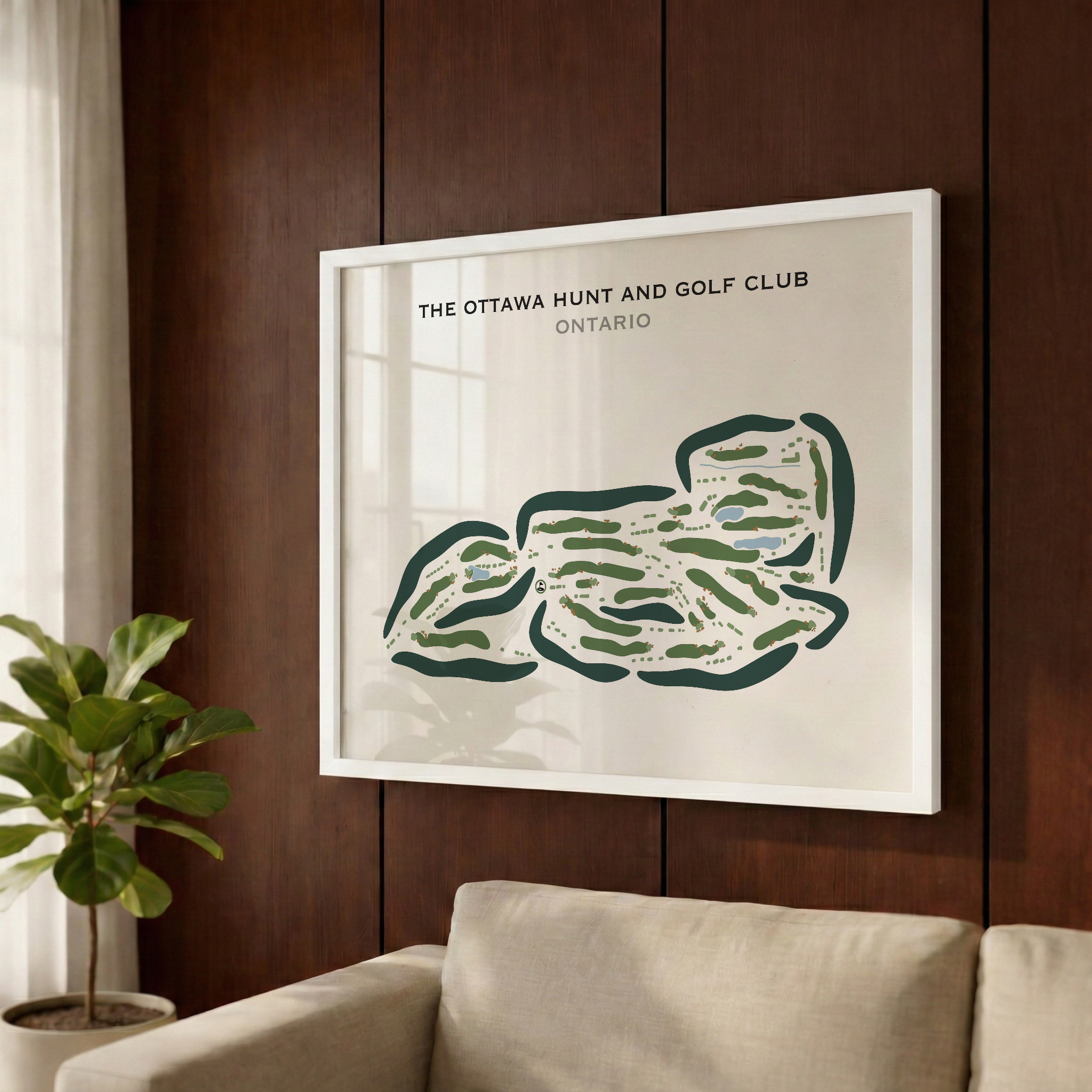 The Ottawa Hunt and Golf Club, Ontario, Canada - Printed Golf Courses