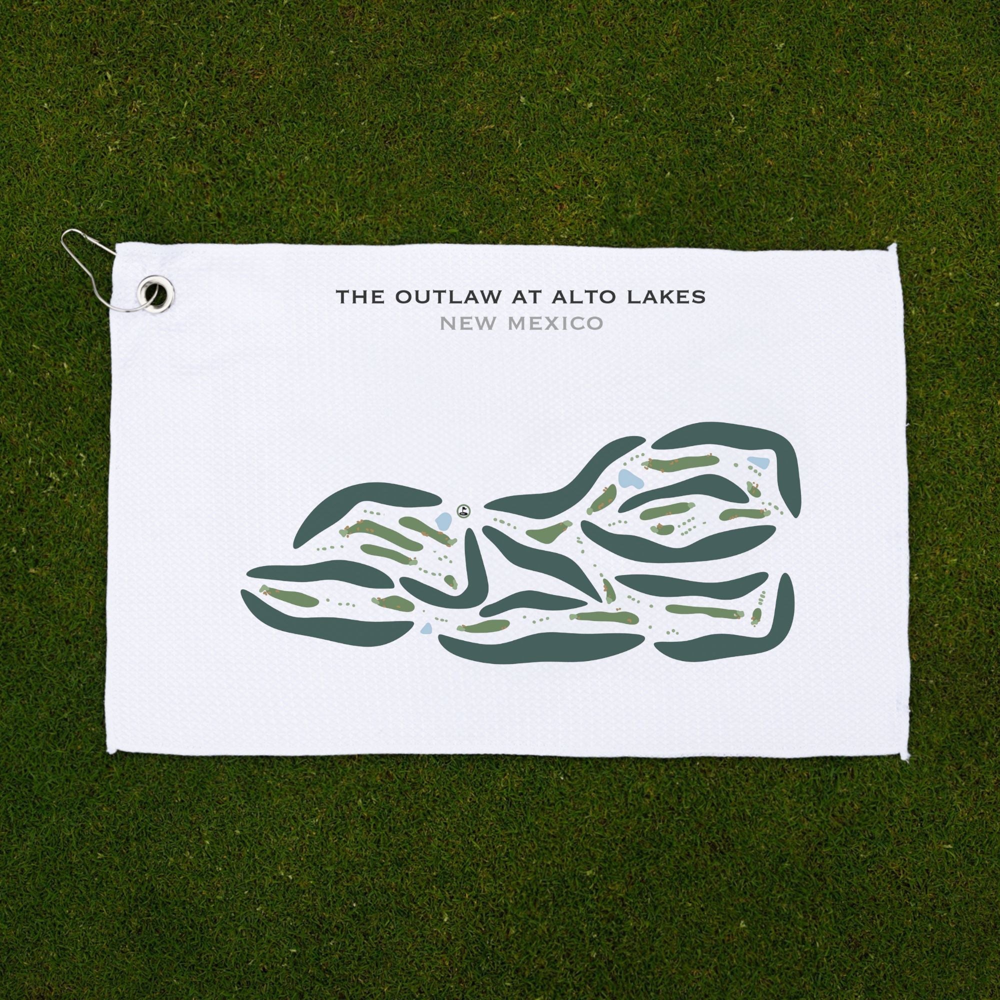 The Outlaw At Alto Lakes, New Mexico - Printed Golf Courses