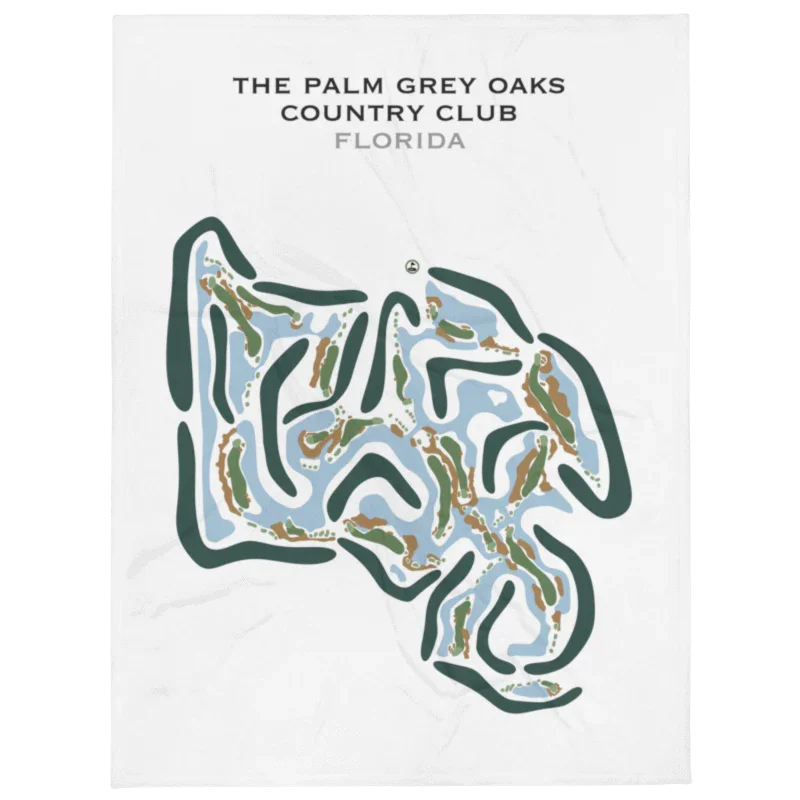 The Palm Grey Oaks Country Club, Florida - Printed Golf Courses