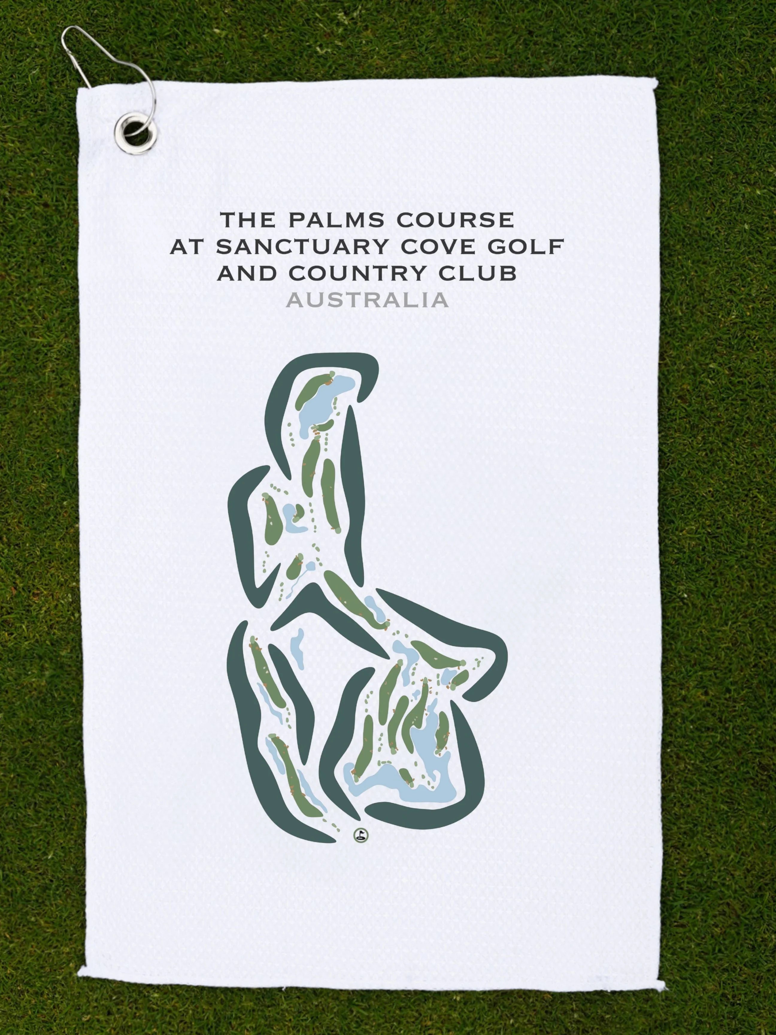 The Palms Golf Course at Sanctuary Cove Golf and Country Club, Australia - Printed Golf Courses