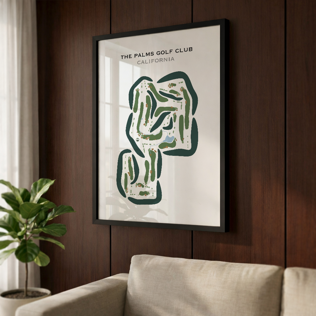 The Palms Golf Club, California - Printed Golf Courses