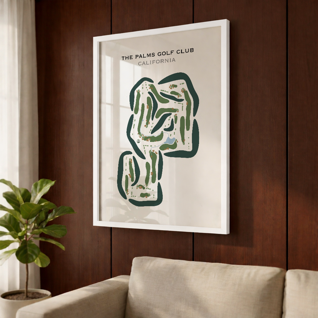 The Palms Golf Club, California - Printed Golf Courses
