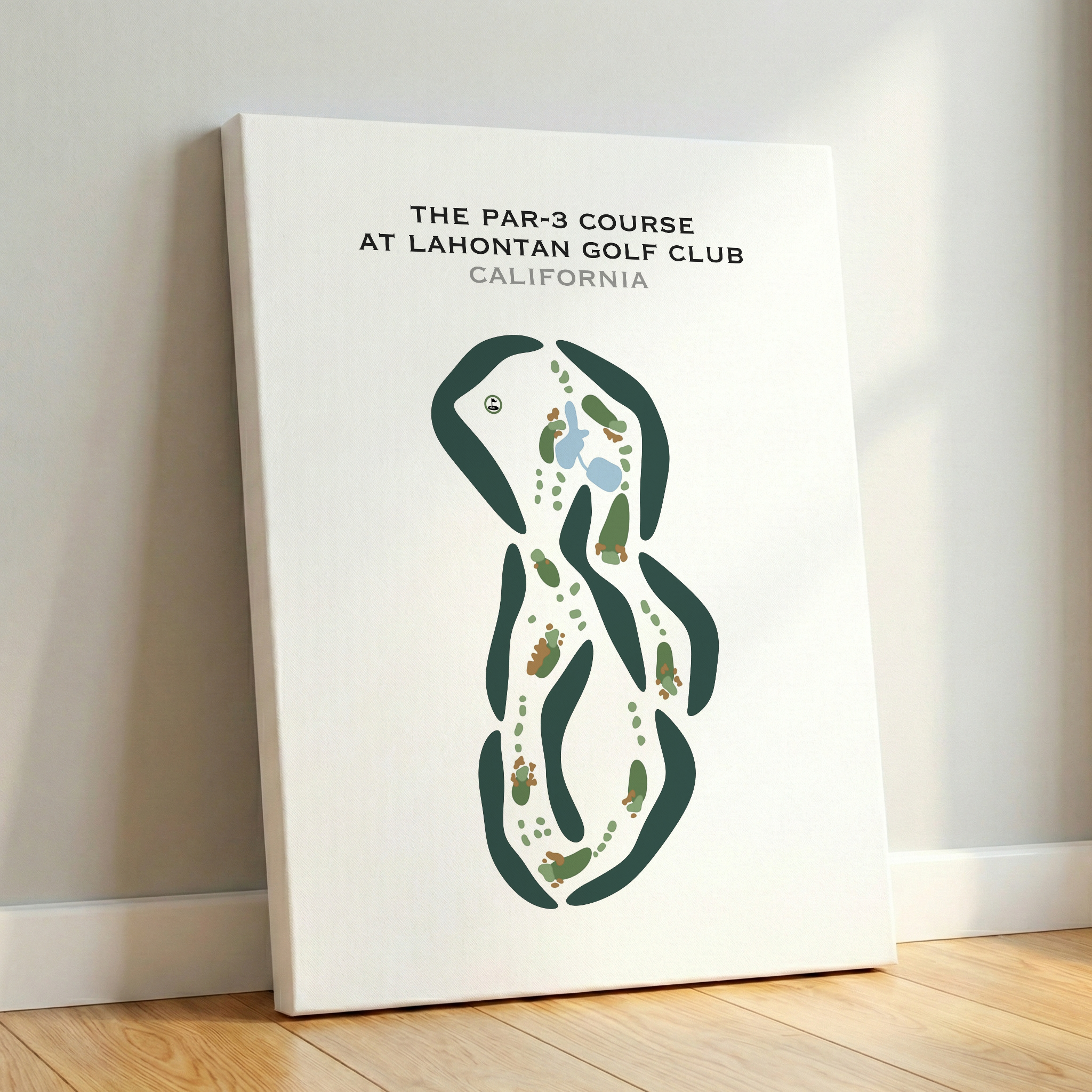 The Par-3 Course at Lahontan Golf Club, California - Printed Golf Courses