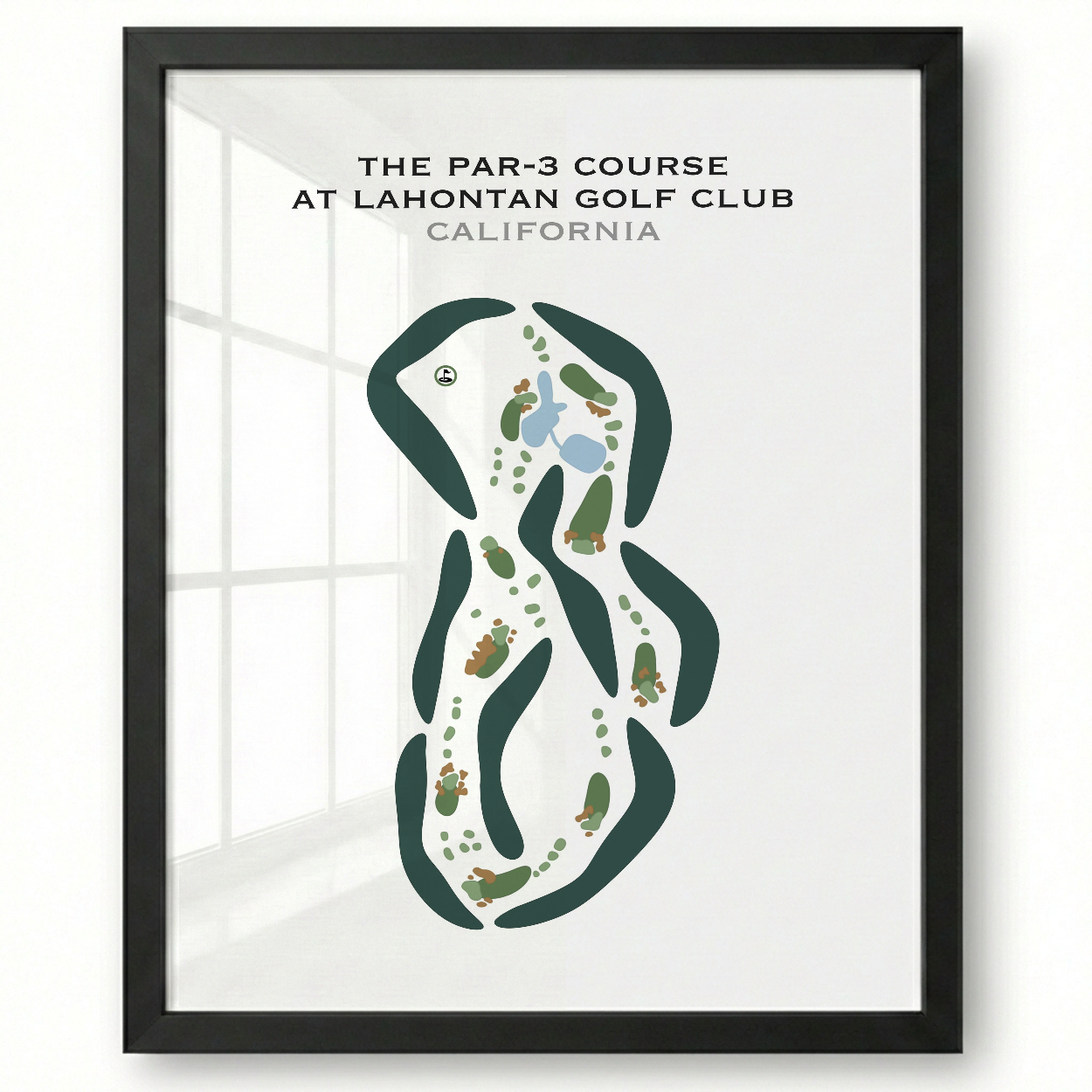 The Par-3 Course at Lahontan Golf Club, California - Printed Golf Courses