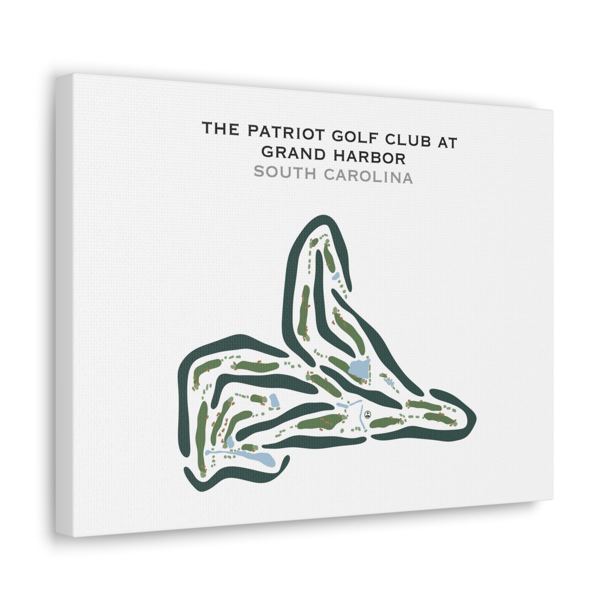 The Patriot Golf Course At Grand Harbor, South Carolina - Printed Golf Courses