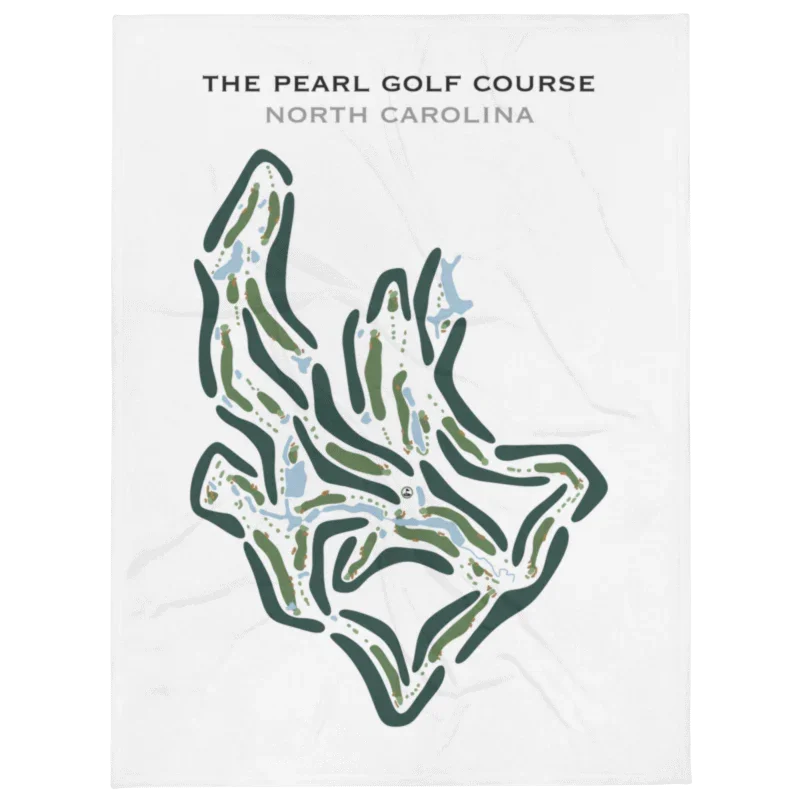 The Pearl Golf Course, North Carolina - Portrait - Printed Golf Courses