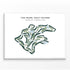 The Pearl Golf Course, North Carolina - Printed Golf Courses