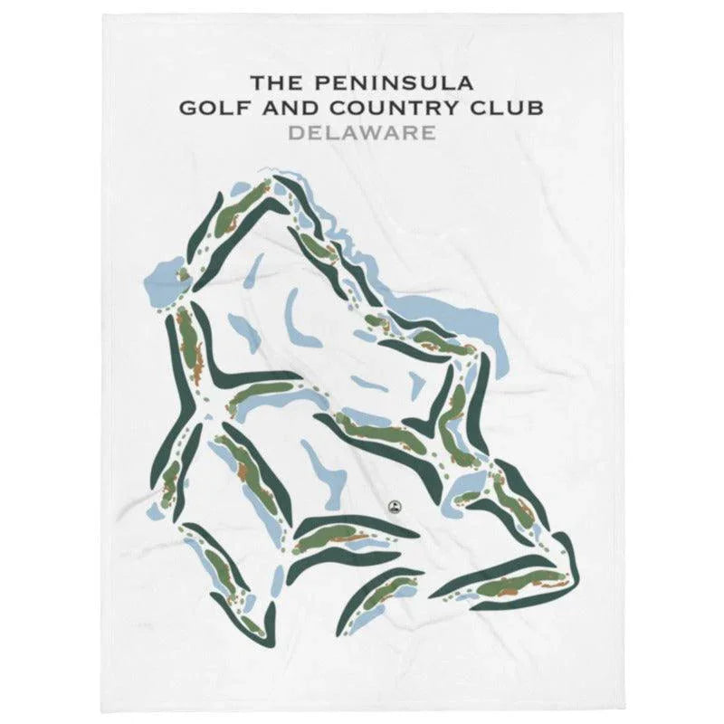 The Peninsula Golf & Country Club, Delaware - Printed Golf Courses