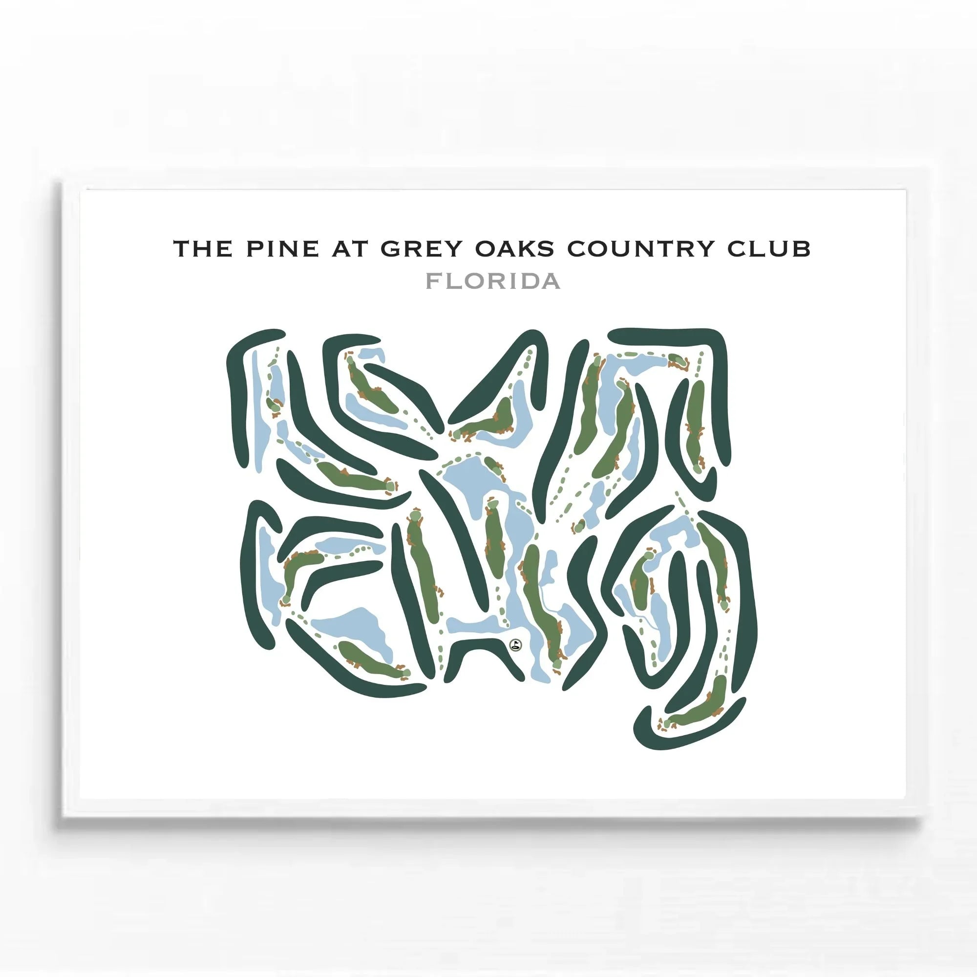 The Pine at Grey Oaks Country Club, Florida - Printed Golf Courses
