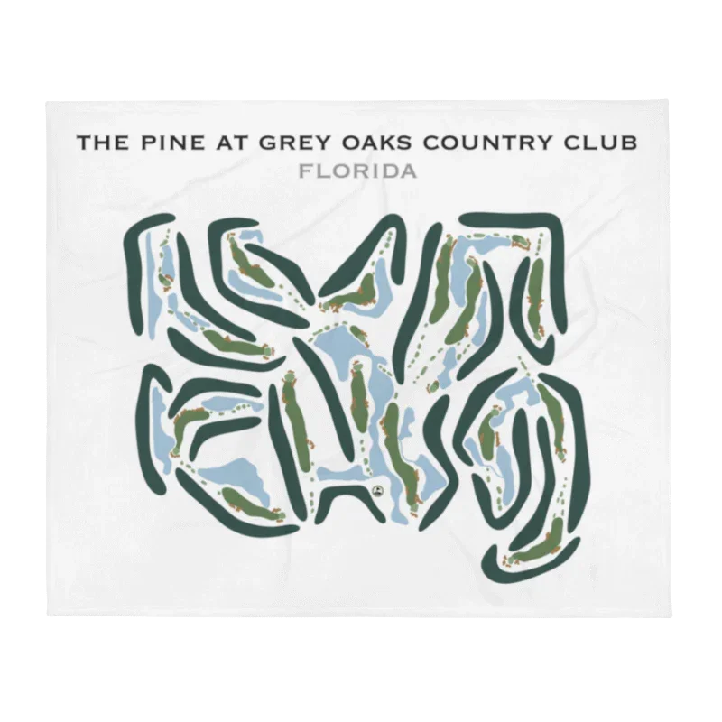 The Pine at Grey Oaks Country Club, Florida - Printed Golf Courses