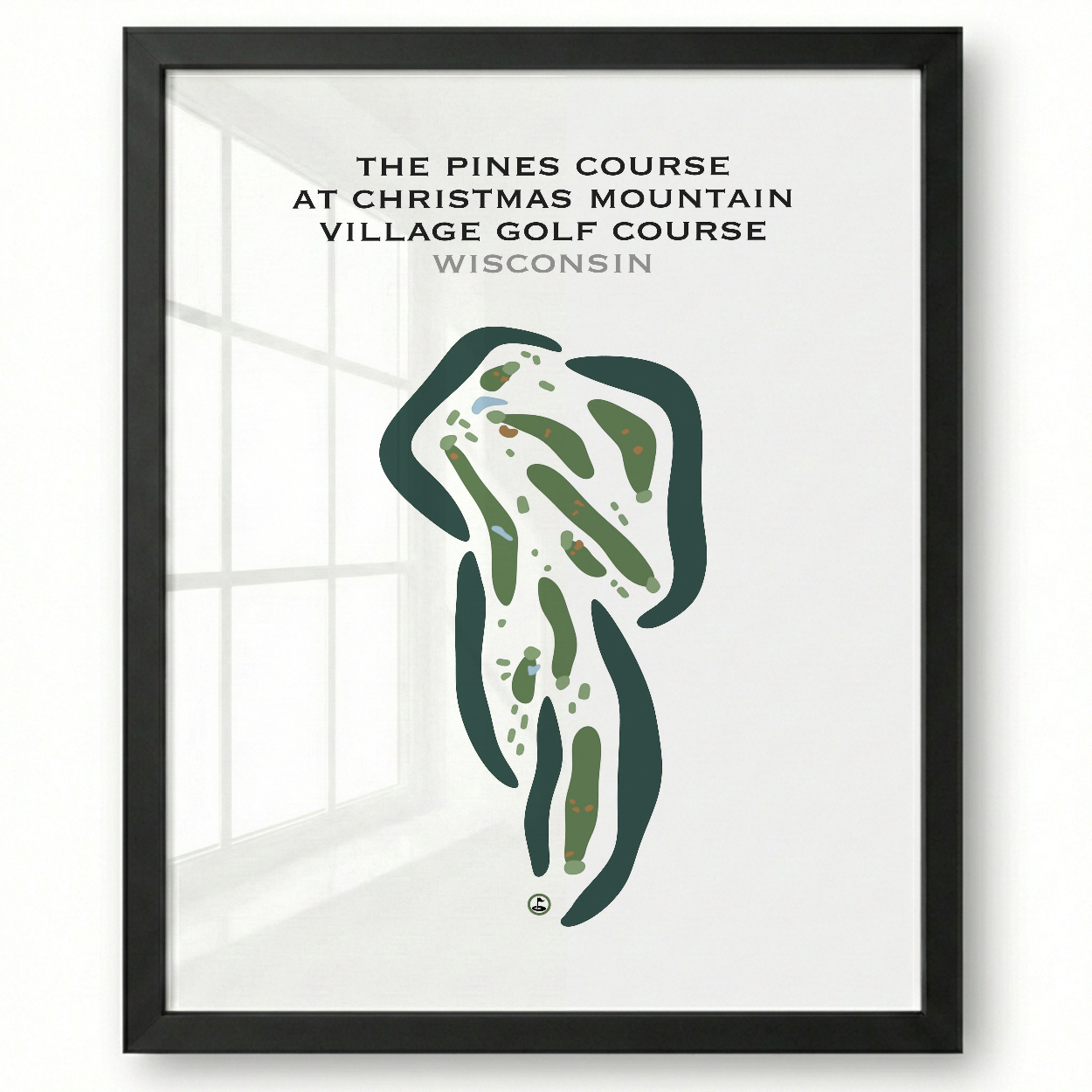 The Pines at Christmas Mountain Village Golf Course, Wisconsin - Printed Golf Courses