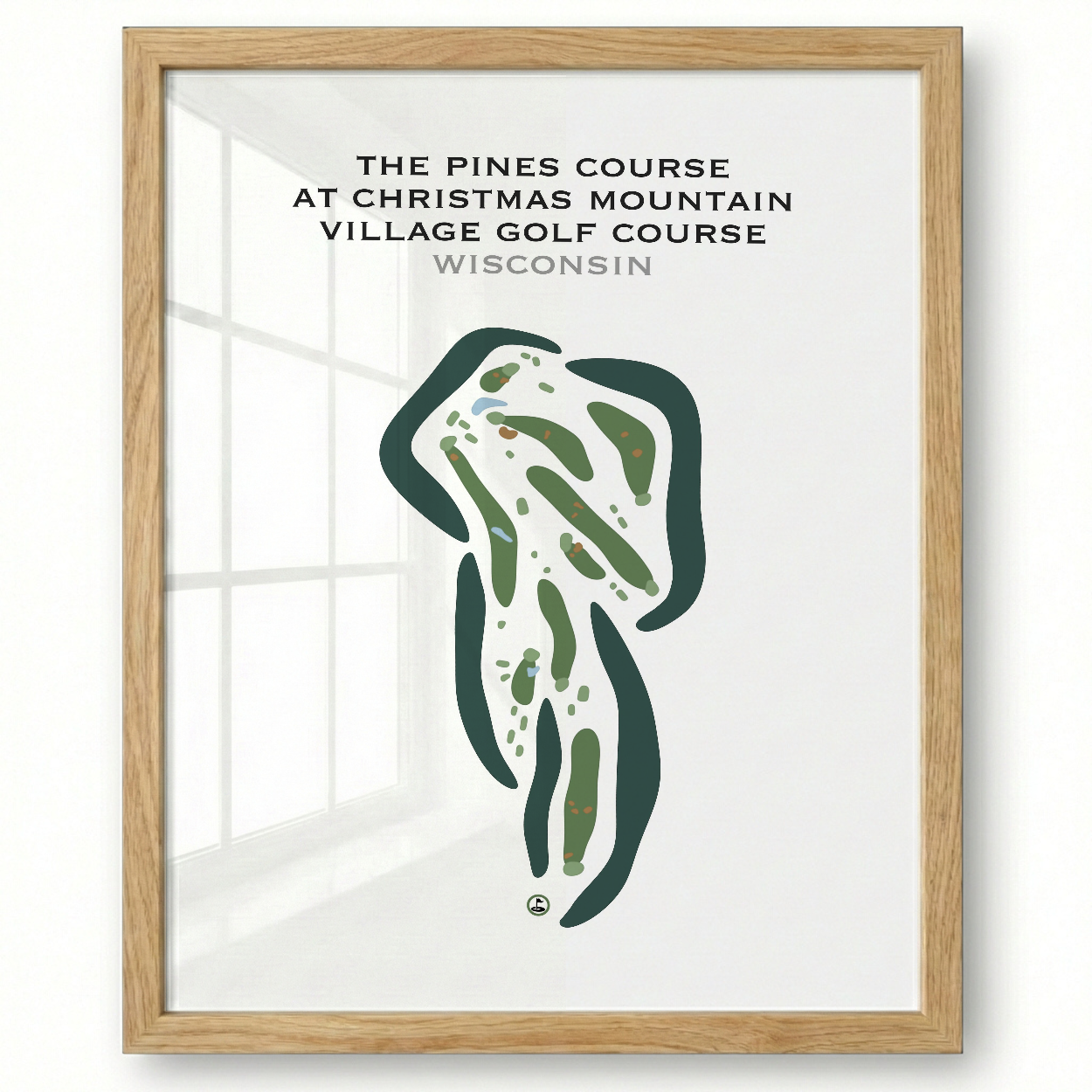 The Pines at Christmas Mountain Village Golf Course, Wisconsin - Printed Golf Courses