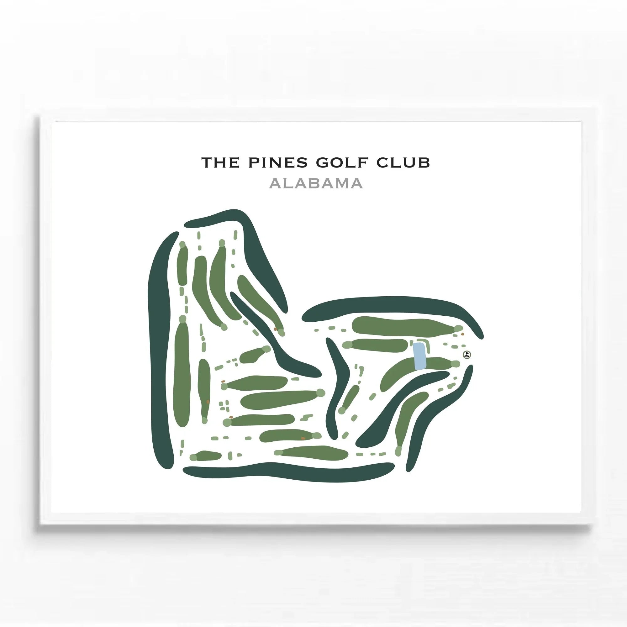 The Pines Golf Club, Alabama - Printed Golf Courses